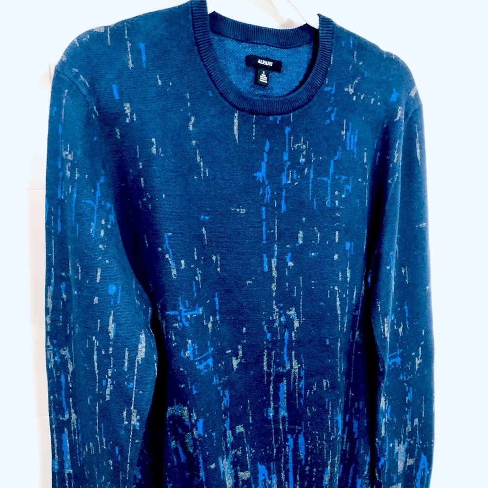 Alfani mens sweater in blue